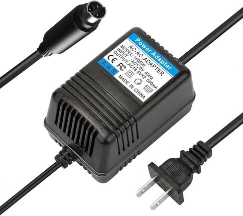 محول طاقة تيار متردد 18.5 فولت لخلاطات Behringer Xenyx 502 802 1002، Q502USB Q802USB Q1002USB، UB502 UB802 UB1002 Eurorack، سلك إمداد طاقة بديل (موصل ثلاثي الدبوس) in Kuwait