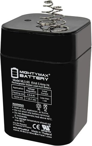 Mighty Max Battery 6V 5Ah Replace Moultrie Game Feeder Deer Turkey Hog Bear Elk in Saudi Arabia