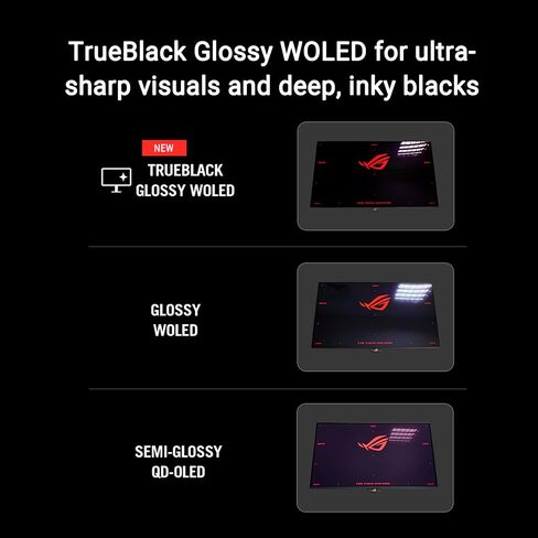 ASUS ROG Strix OLED 27" 1440P Gaming Monitor (XG27AQWMG) ― QHD, TrueBlack Glossy Tandem OLED, 280Hz, 0.03ms, Neo Proximity Sensor, DisplayHDR True Black 500, 99% DCI-P3, DisplayWidget, 3yr Warranty in Saudi Arabia