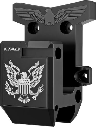 حامل حائط KTAB AR 15 لبندقية .223/5.56، حامل حائط AR عالي التحمل مع حامل مجلة، حامل حائط مسدس لتخزين وعرض البندقية أفقيًا أو رأسيًا، يحمل 350 رطلاً in Kuwait