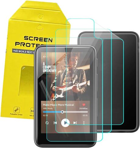 3 Pack for HiBy R1 MP3 Player Screen Protector, HD Clear Anti-fingerprint Anti-Scratch Case-Friendly Soft TPU Screen Protector Flim Compatible with HiBy R1 3" HiFi Music MP3 Player in Saudi Arabia