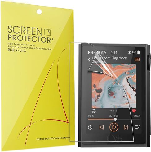 Lamshaw Compatible for SHANLING M1 Plus Screen Protector, [6 Pack] Full Coverage TPU Clear Film Compatible for SHANLING M1 Plus, M1Plus 3.2 inches Player MP3 (6 Pack) in Saudi Arabia