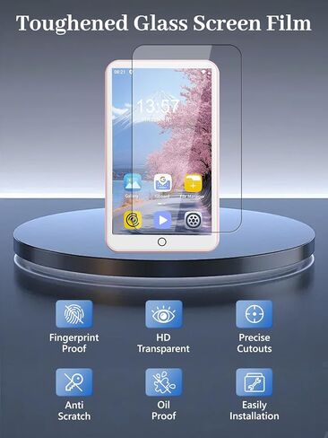 واقي شاشة مكون من 3 قطع لمشغل MP3 Oilsky M303pro، زجاج مقسى بصلابة 6H، مضاد لبصمات الأصابع، مضاد للخدش، سهل التركيب، شفاف عالي الدقة in Kuwait
