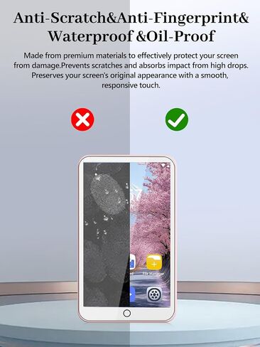 واقي شاشة مكون من 3 قطع لمشغل MP3 Oilsky M303pro، زجاج مقسى بصلابة 6H، مضاد لبصمات الأصابع، مضاد للخدش، سهل التركيب، شفاف عالي الدقة in Kuwait