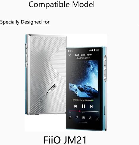 واقي شاشة مشغل MP3 FiiO JM21، [عبوتان] طبقة TPU ناعمة وشفافة عالية الدقة [مضادة لبصمات الأصابع] [مضادة للخدش] [خالية من الفقاعات] [صديقة للحافظة] متوافقة مع مشغل الموسيقى FiiO JM21 MP3 (4.7 بوصة) in Kuwait