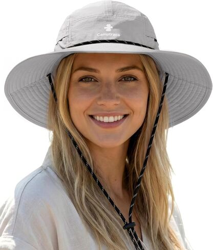 Camptrace Sun Hats for Women Men UV Protection Hiking Fishing Cap in Kuwait