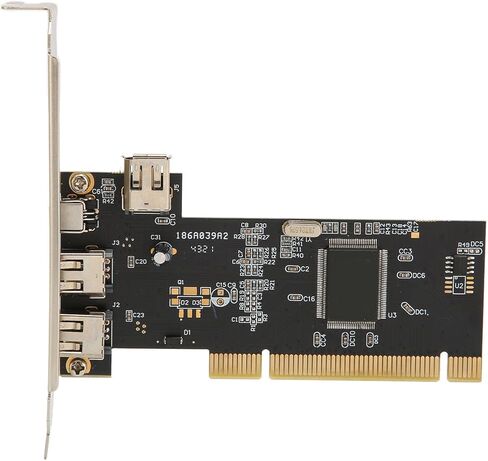 بطاقة SUNGOOYUE 1394 Firewire، PCI Express إلى وحدة تحكم محول IEEE خارجية عالية السرعة 3 منافذ، مع معدل نقل بيانات 400 ميجابت في الثانية، للكمبيوتر المكتبي واتصال DV in Saudi Arabia