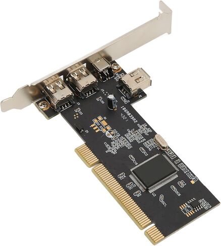 بطاقة SUNGOOYUE 1394 Firewire، PCI Express إلى وحدة تحكم محول IEEE خارجية عالية السرعة 3 منافذ، مع معدل نقل بيانات 400 ميجابت في الثانية، للكمبيوتر المكتبي واتصال DV in Saudi Arabia