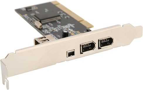 بطاقة SUNGOOYUE 1394 Firewire، PCI Express إلى وحدة تحكم محول IEEE خارجية عالية السرعة 3 منافذ، مع معدل نقل بيانات 400 ميجابت في الثانية، للكمبيوتر المكتبي واتصال DV in Saudi Arabia
