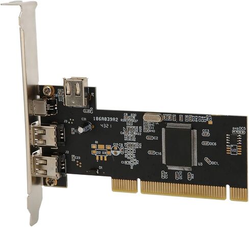 بطاقة SUNGOOYUE 1394 Firewire، PCI Express إلى وحدة تحكم محول IEEE خارجية عالية السرعة 3 منافذ، مع معدل نقل بيانات 400 ميجابت في الثانية، للكمبيوتر المكتبي واتصال DV in Saudi Arabia