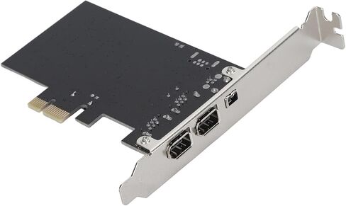 بطاقة PCIE 1X إلى 1394 Firewire Riser، تصميم ثنائي الشريحة يدعم 800 ميجابت في الثانية 1440x1080، مع منفذين 6 دبابيس ومنافذ 4 دبابيس، لفتحات 7 8 10 وفتحات PCIE القياسية in Saudi Arabia