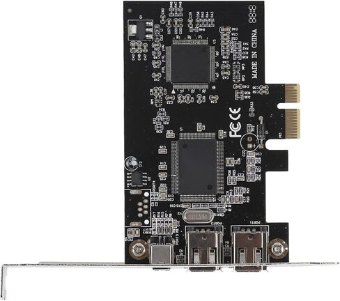 بطاقة PCIE 1X إلى 1394 Firewire Riser، تصميم ثنائي الشريحة يدعم 800 ميجابت في الثانية 1440x1080، مع منفذين 6 دبابيس ومنافذ 4 دبابيس، لفتحات 7 8 10 وفتحات PCIE القياسية in Saudi Arabia