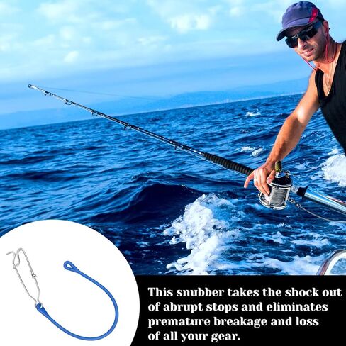 AceOrbit 2 حزمة الصيد Downrigger إطلاق كليب المفاجئة الأوزان مقاطع مع 17.7 "زعيم و 2 حزمة الصيد Downrigger الوزن Snubber للوحة المسوي البحرية الوزن طائرة ورقية التصيد in Kuwait