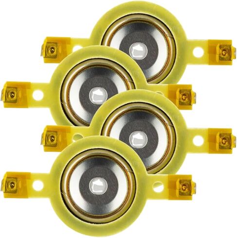 High-Performance 1-inch Titanium Diaphragms (4pcs), 4-Ohm — Direct-fit Replacement for PRO-TW1L, PRO-TWX1, PRO-TWX1BK Drivers in Saudi Arabia