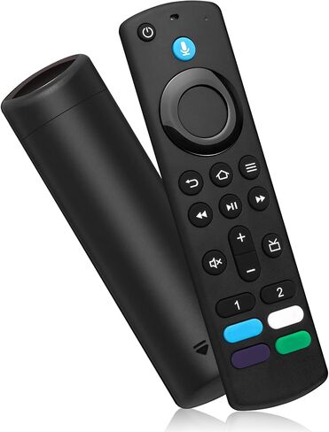 جهاز التحكم عن بعد Firestick البديل المتوافق مع عصا المسلسلات التلفزيونية Fire-Smart، Stick 4K/4K Max/HD/Lite، الجيل الثالث من التلفزيون الذكي والمكعب (الجيل الثاني/الجيل الأول/الجيل الثالث)، عصا التلفزيون (الجيل الثاني/الجيل الثالث) مع البحث الصوتي in Kuwait
