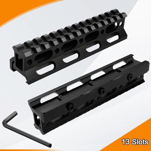 13 Slots Picatinny Rail Riser Mount, 1" High Profile Picatinny Riser Mount Short Pic Rails Accessories for Optic Red Dot Risers, with See-Through Design in Saudi Arabia