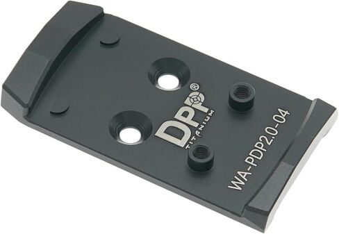 لوحة محول بصري تيتانيوم DPP متوافقة مع Walther PDP 2.0 وHolosun 407K/507K/EPS Carry/EPS/Romeo Zero —WA-PDP2.0-04 in Kuwait