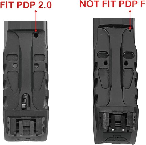 لوحة محول بصري تيتانيوم DPP متوافقة مع Walther PDP 2.0 وHolosun 407K/507K/EPS Carry/EPS/Romeo Zero —WA-PDP2.0-04 in Kuwait