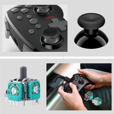 CHICHIYANG Game Console Controller Repair Kit for Xbox One Controller 3D Analog Joystick Thumbsticks Caps, 28PCS in Saudi Arabia