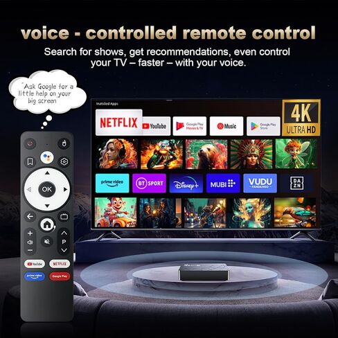 Android TV Box 14.0، Android Box RK3518pro+ 2GB RAM 32GB ROM دعم Dual-WiFi 2.4G/5.8G WiFi6 BT5.0 USB3.0 Ethernet 10/100M LAN 8K 3D HDR10 HD Video Android Box in Kuwait