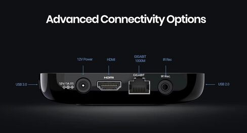 GTV 4K Media Streaming Box – Voice Remote, Dual-Band WiFi, 4K Ultra HD, Certified, Powerful Streaming Player in Saudi Arabia