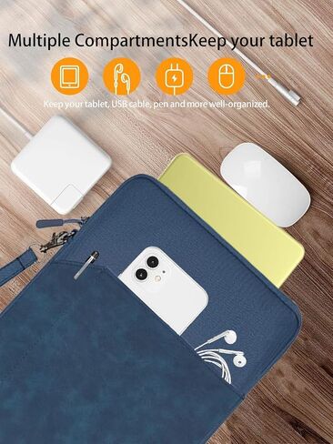 Notebook Sleeve for MacBook Neo,WUNIAK 360° Protective Carrying Case, Water-Resistant Storage Bag for MacBook Neo,Blue. in Saudi Arabia