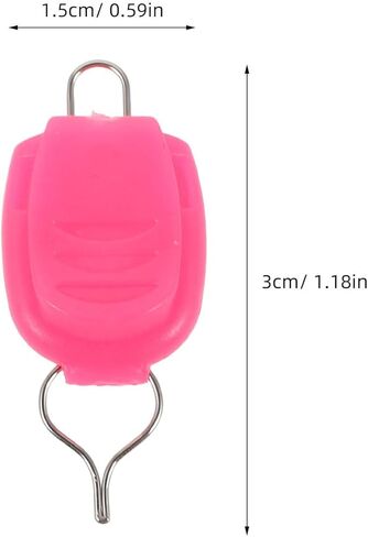 TOYANDONA 20Pcs Fishing Line Stoppers for Baitcasting Reel Line Holder Clips Durable Plastic Fishing Holder Buckle Accessories for Anglers in Saudi Arabia
