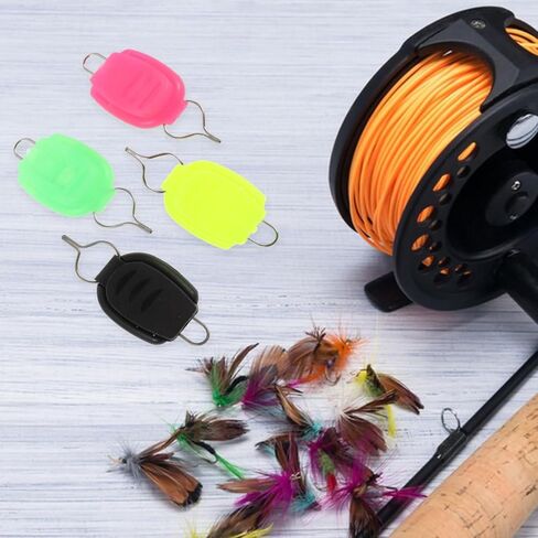 TOYANDONA 20Pcs Fishing Line Stoppers for Baitcasting Reel Line Holder Clips Durable Plastic Fishing Holder Buckle Accessories for Anglers in Saudi Arabia