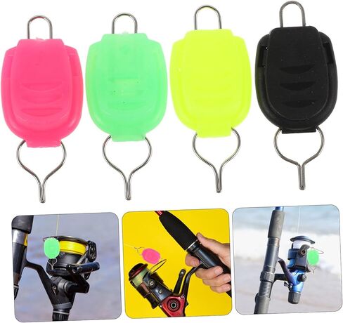 TOYANDONA 20Pcs Fishing Line Stoppers for Baitcasting Reel Line Holder Clips Durable Plastic Fishing Holder Buckle Accessories for Anglers in Saudi Arabia