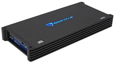 Rockville dB16 Bundle: 8000-Watt Peak/2000-Watt Dyno-Certified RMS Mono 2 Ohm Car Amplifier, RWK0CU 0 Gauge 100% Copper Complete amp Wiring Installation kit with ANL Fuse, 2-Items in Saudi Arabia