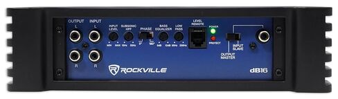Rockville dB16 Bundle: 8000-Watt Peak/2000-Watt Dyno-Certified RMS Mono 2 Ohm Car Amplifier, RWK0CU 0 Gauge 100% Copper Complete amp Wiring Installation kit with ANL Fuse, 2-Items in Saudi Arabia