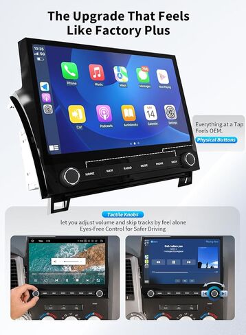 Dasaita 11.6'' Head Unit for 2007-2013 Toyota Tundra with Wireless Carplay & Android Auto, 8GB+256GB Android 13 Car Stereo, Plug & Play GPS Navigation, Voice Control, FM/AM Radio in Saudi Arabia