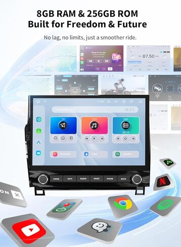 Dasaita 11.6'' Head Unit for 2007-2013 Toyota Tundra with Wireless Carplay & Android Auto, 8GB+256GB Android 13 Car Stereo, Plug & Play GPS Navigation, Voice Control, FM/AM Radio in Saudi Arabia