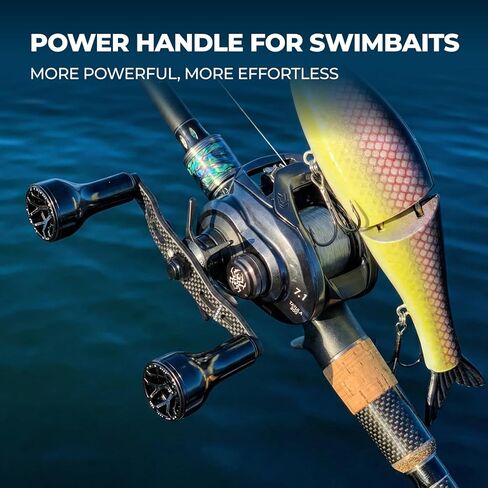 مقبض طاقة GOMEXUS متوافق مع Shimano SLX Tranx Curado Daiwa Tatula Zillion Steez Abu Garcia 13 مقبض بكرة الصيد وصيد الأسماك in Kuwait