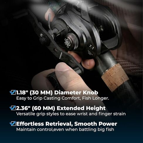 مقبض طاقة GOMEXUS متوافق مع Shimano SLX Tranx Curado Daiwa Tatula Zillion Steez Abu Garcia 13 مقبض بكرة الصيد وصيد الأسماك in Kuwait