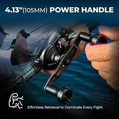 مقبض طاقة GOMEXUS متوافق مع Shimano SLX Tranx Curado Daiwa Tatula Zillion Steez Abu Garcia 13 مقبض بكرة الصيد وصيد الأسماك in Kuwait