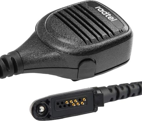 radtel Heavy Duty Waterproof Speaker Mic for RT-950 RT-950 PRO Radios, Noise-Cancelling Walkie Talkie Microphone（New Version） in Saudi Arabia