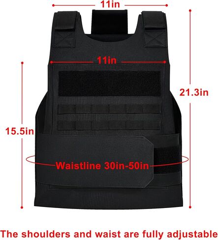 Tactical Vest for Men,Adjustable Lightweight MOLLE Vest,Suitable for Outdoor Movement Vest in Saudi Arabia