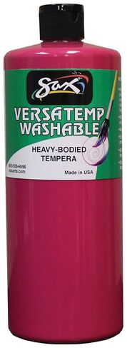 Sax Washable Versatemp Heavy Bodied Tempera Paint, Magenta, 1 Quart in Saudi Arabia