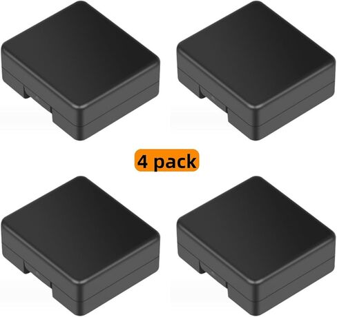 Pack of 4 Plastic Protective Storage Case Boxes Compatible with Battery of Gopro Hero 8/9/10/11/12/13 Black Cameras, Multifunctional Battery Case Organizer with Memory Card Slot in Saudi Arabia