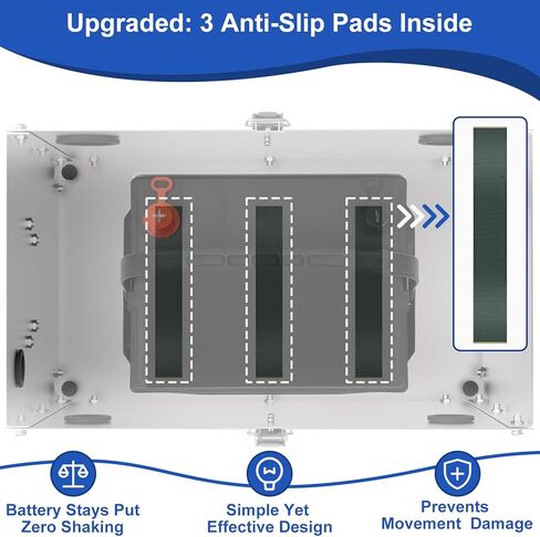 Stainless Steel Battery Box with Lock, Group 34/35/65/78 Battery Case for Cars, Boats, Marine, RV and Trolling Motors in Saudi Arabia