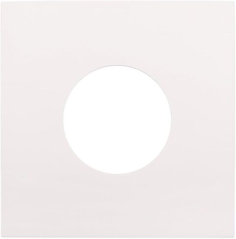 sdroceRyaM 7 inch Record Sleeves Anti-Static EP Jacket Covers with Hole White Vinyl Record Paper Sleeves Acid-Free Protection Covers for 7'' Record Vinyl, 10 Pack (Style B) in Saudi Arabia