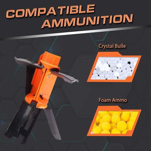 لعبة Ruibytree CS البلاستيكية التكتيكية، لعبة رصاصة مائية كريستالية معدلة من البلاستيك التكتيكي مع 60 قطعة من كرات الرصاص القابلة لإعادة التعبئة - in Kuwait