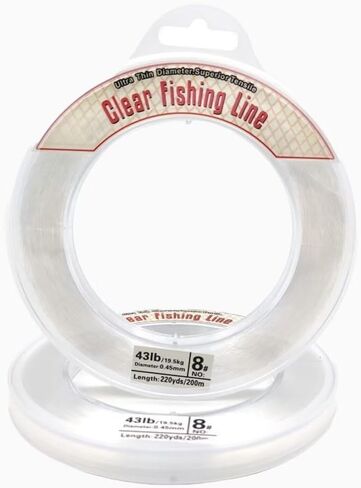 656FT Clear Nylon String, 40 Pound Strength Fishing Wire for Hanging Decorations in Saudi Arabia