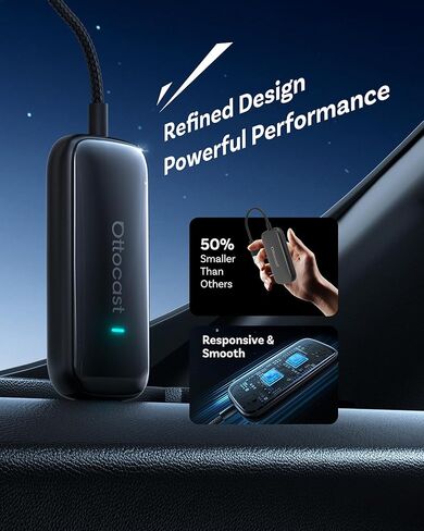 OTTOCAST Play2Video Ultra – Wireless CarPlay & Android Auto Adapter with YouTube, Netflix, Spotify, IPTV | 5GHz WiFi, Auto Connect, No Delay in Saudi Arabia