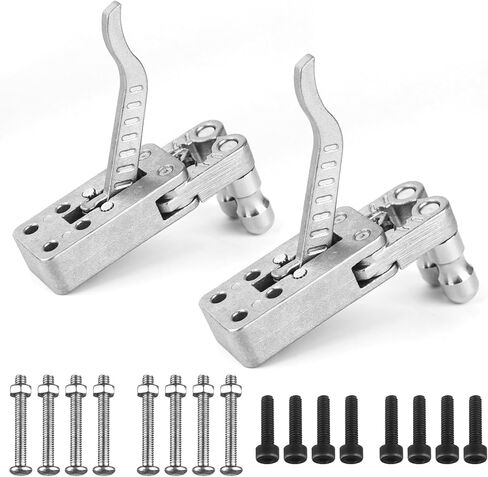 2 PCS Slingshot Release Device Stainless Steel Release Device DIY Slingshot Accessory Catapult Trigger Shooting Fish Dart Fish Wheel Accessories Silver in Saudi Arabia