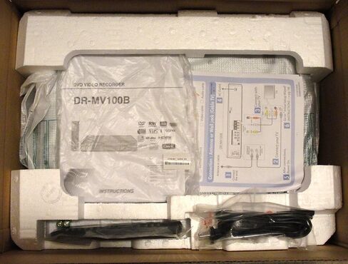 JVC DRMV100B 1080p Upconverting DVD Recorder VCR Combo with Built-in Tuner in Saudi Arabia