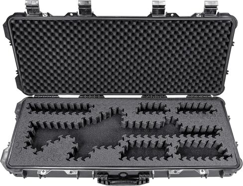 Eylar 38" Hard Roller Rifle Case w/Retro Boombox UV Print and RAGAR 35.75" Foam Insert in Saudi Arabia