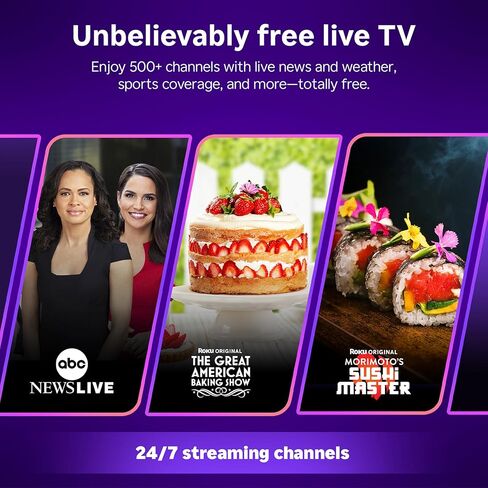 Roku Smart TV 2025 – 40-Inch Select Series, 1080p Full HD TV – Roku TV with Voice Remote – Flat Screen LED Television with Wi-Fi for Streaming Live Local News, Sports, Family Entertainment (Renewed) in Saudi Arabia