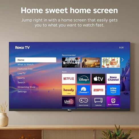 Roku Smart TV 2025 – 40-Inch Select Series, 1080p Full HD TV – Roku TV with Voice Remote – Flat Screen LED Television with Wi-Fi for Streaming Live Local News, Sports, Family Entertainment (Renewed) in Saudi Arabia